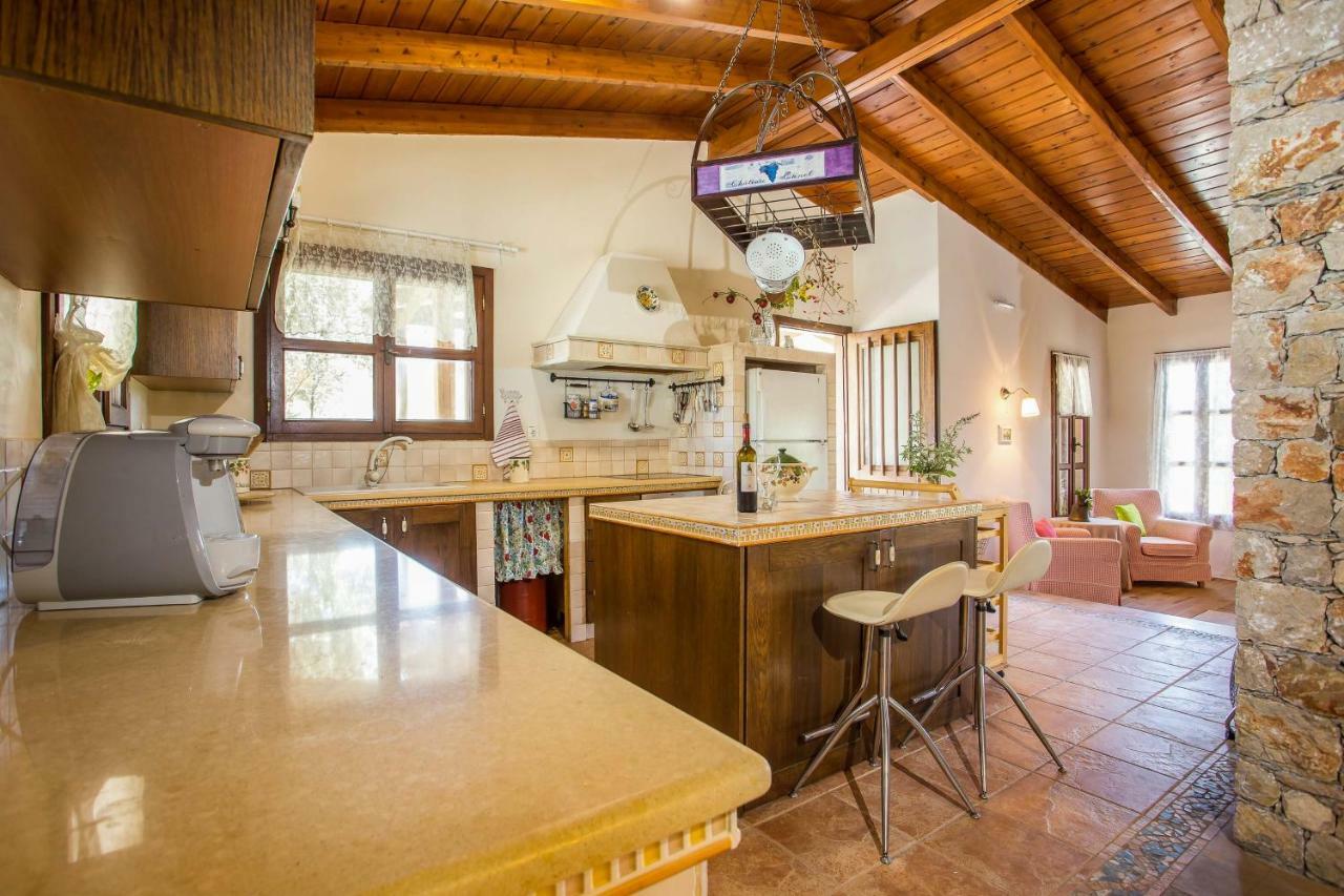 Sunny Countryside Villa - With Private Pool Faliráki Kültér fotó